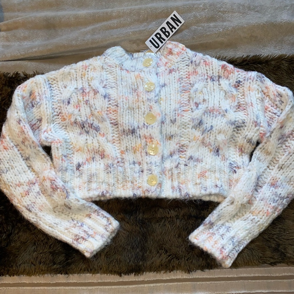 Urban Outfitters cropped button up cardigan